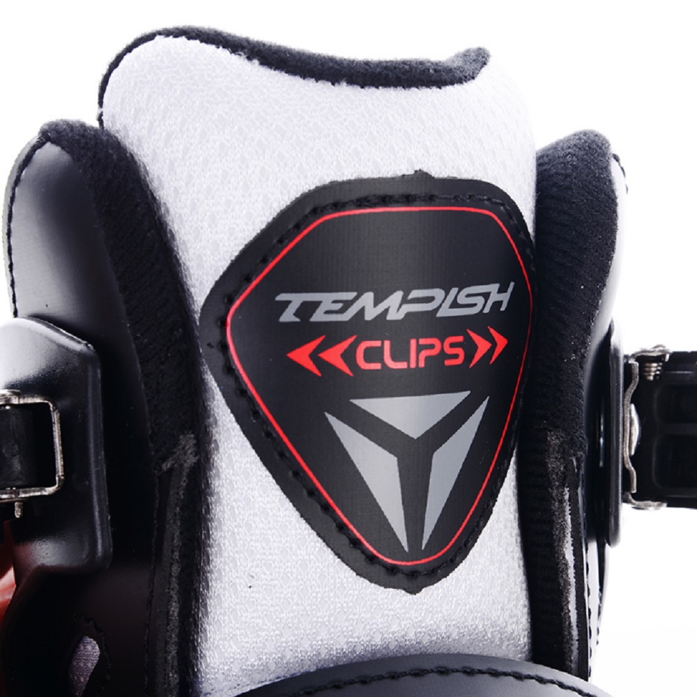 Tempish kinderschaatsen CLIPS DUO zwart/rood 4