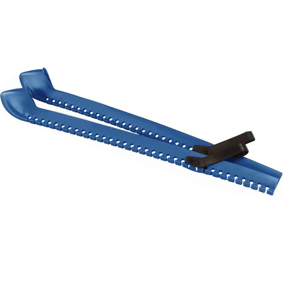 Schaatsenshop universele noren schaatsbeschermers blauw foto 1