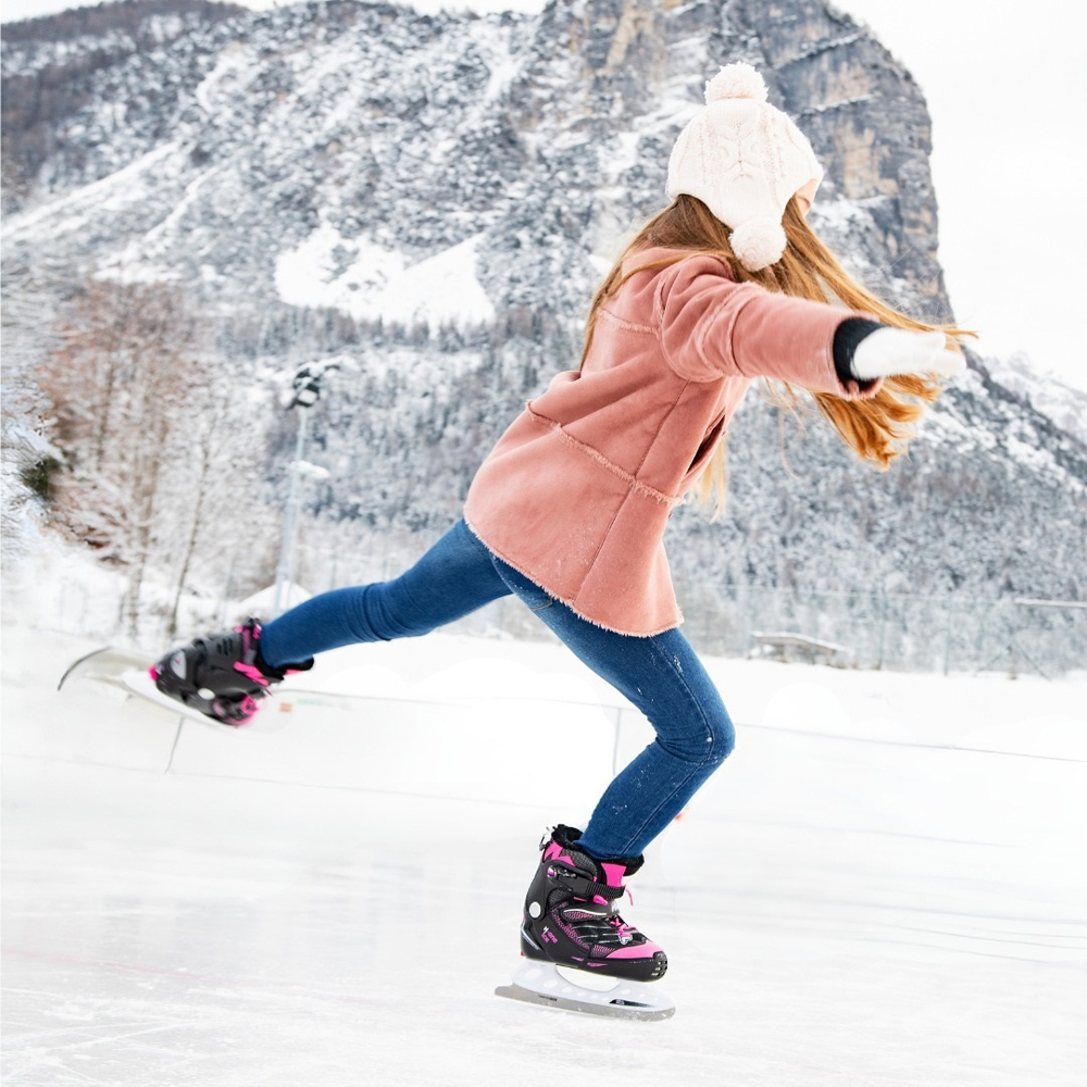 fila X one ice 22 kunstschaatsen kind roze