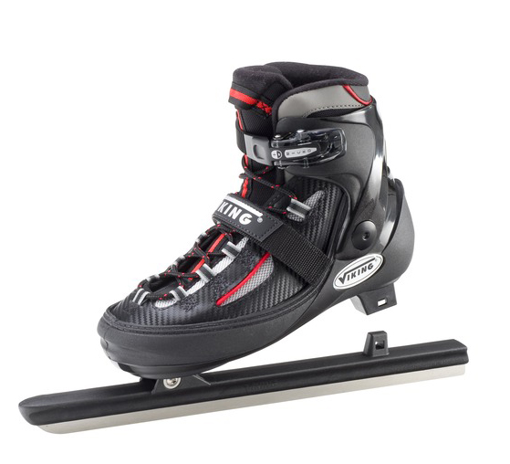 viking combi klap zwart-rood - Schaatsenshop.nl | noren