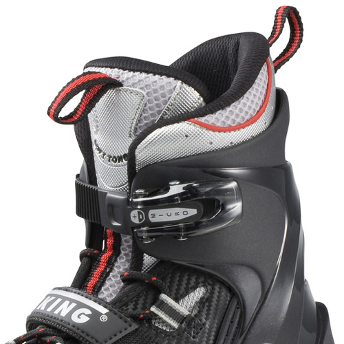 Viking combi hockey schaatsen zwart-rood