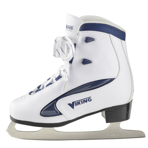 Viking kunst schaatsen wit blauw