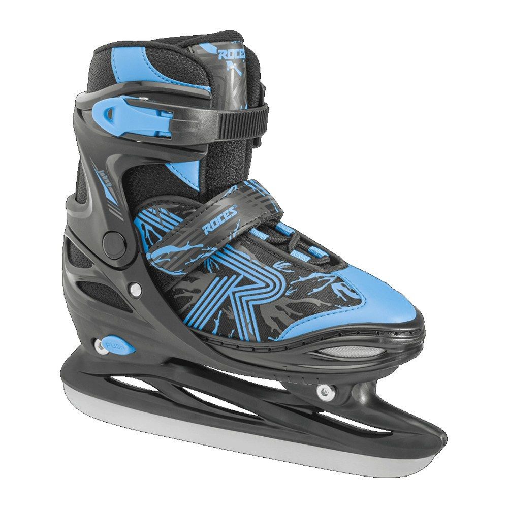 Roces Jokey ice 3.0 kinderschaatsen zwart/blauw