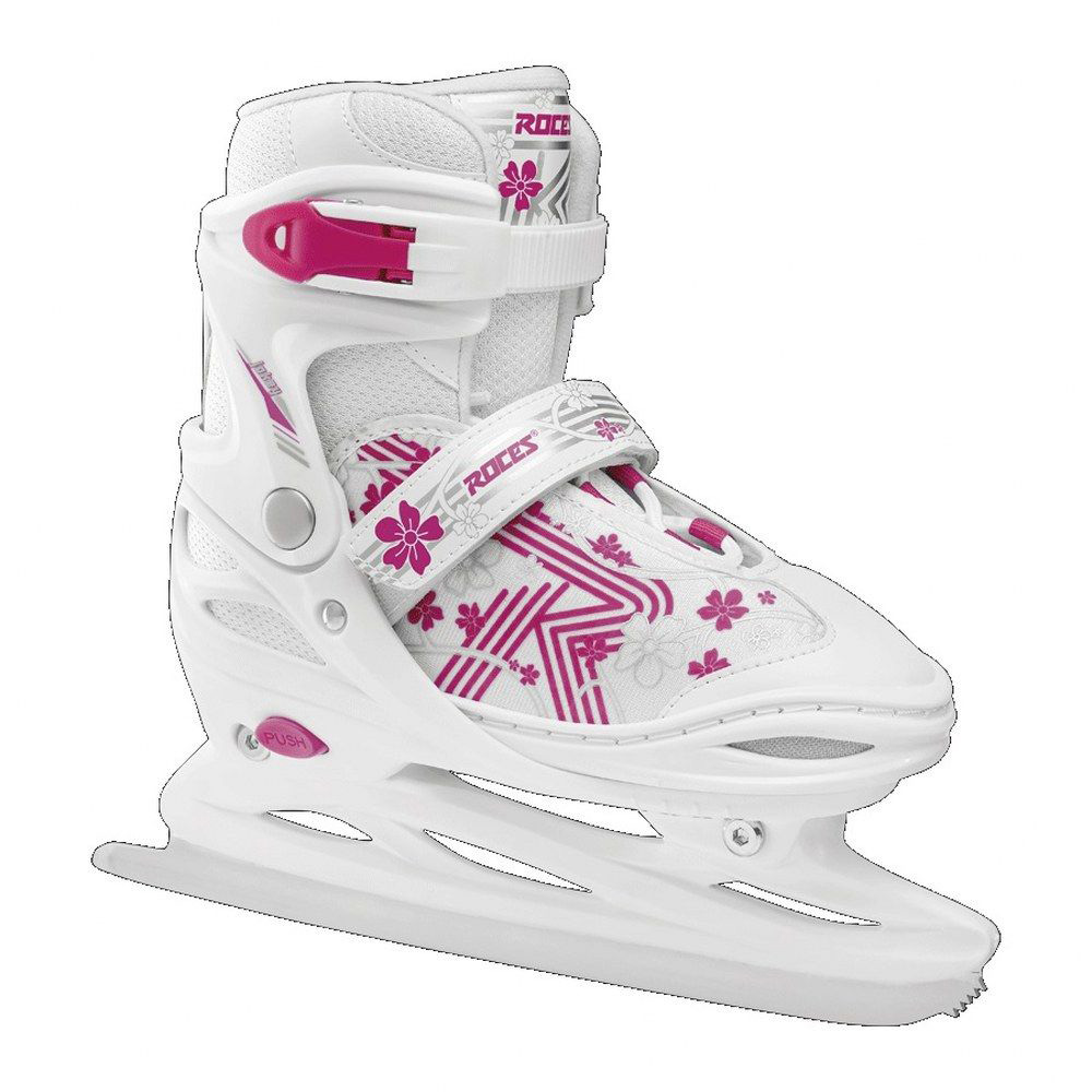 roces Jokey ice 3.0 kinderschaatsen wit/roze