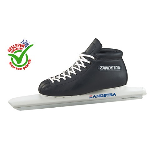 zandstra blauw nylon noren schaatsen