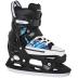Rebel ice one pro kinder schaatsen zwart/blauw/wit