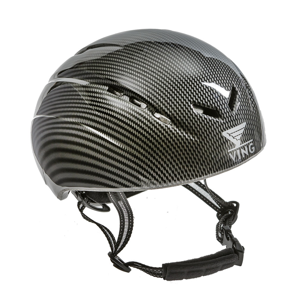 schaatshelm ving carbon zwart